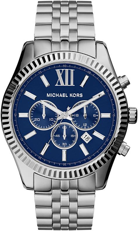 michael kors herrenuhr mk8280|michael kors leather watch.